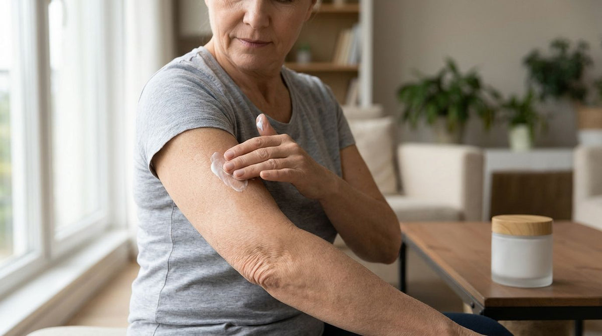 Can crepey skin cream smooth wrinkled skin on the arms?